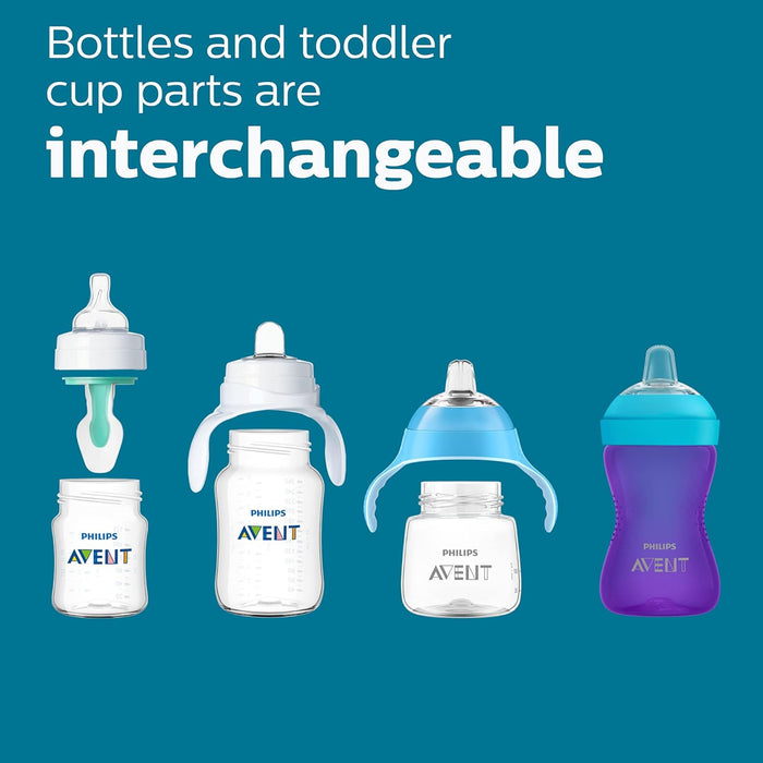 PHILIPS AVENT ANTI-COLIC BABY BOTTLE WITH AIRFREE VENT, 9OZ, SCY703/91, 1PK FEEDING AVENT