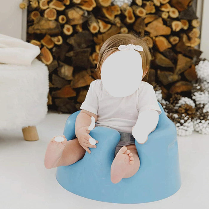 BUMBO BABY INFANT SOFT FOAM COMFORTABLE FLOOR BOOSTER SEAT SUPPORTIVE CHAIR WITH 3 POINT ADJUSTABLE SAFETY BUCKLE STRAP HARNESS