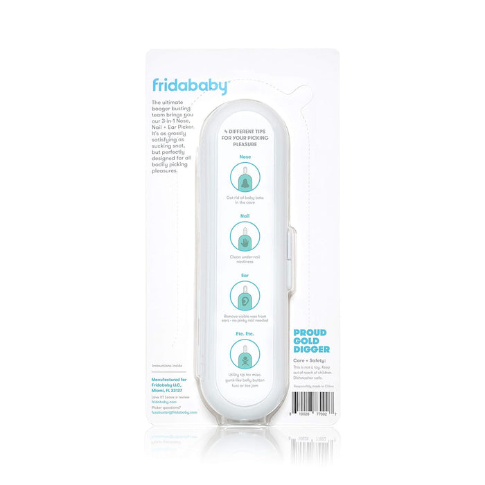 FRIDABABY - 3-IN-1 NOSE, NAIL + EAR PICKER