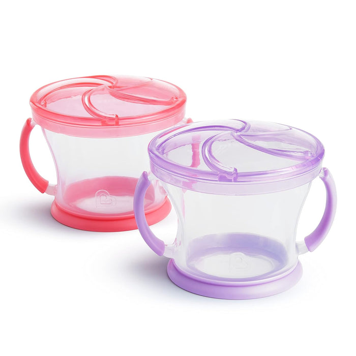 MUNCHKIN SNACK CATCHER - 2PK (ASSORTMENT) FEEDING MUNCHKIN