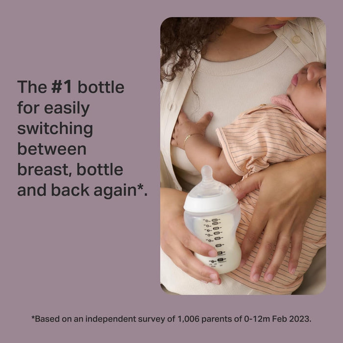 TOMMEE TIPPEE NATURAL START BABY BOTTLE BREAST-LIKE NIPPLE - 1PK BABY HATS TOMMEE TIPPEE