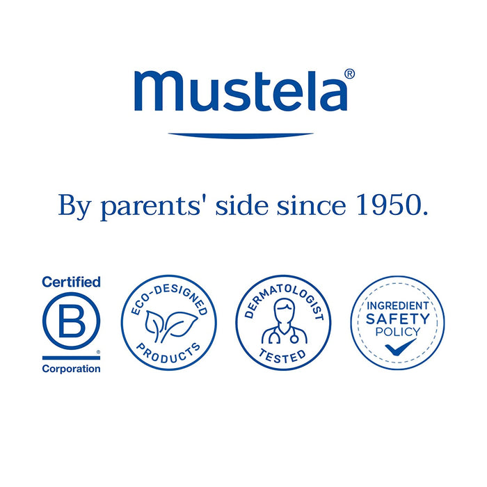 MUSTELA STELATOPIA FRAGRANCE FREE BABY FOAM SHAMPOO FOR ECZEMA PRONE SKIN - 5.07 FL OZ BATHING MUSTELA