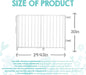 REGALO TOP OF STAIRS METAL BABY GATE FIT 28"-42" GATE REGALO