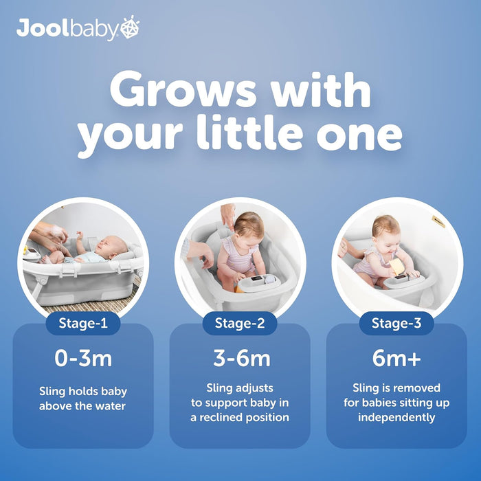JOOL BABY FOLD `N STORE 3 STAGE BABY BATHTUB