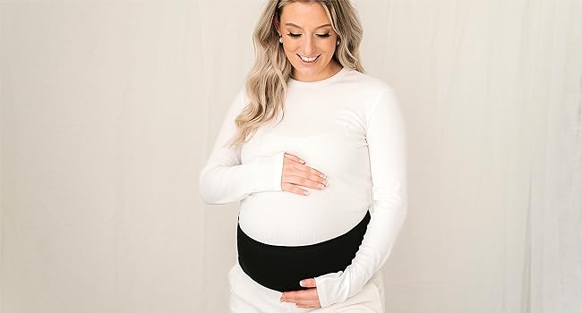 KEABABIES MATERNITY BELLY BAND FOR PREGNANCY - SOFT & BREATHABLE PREGNANCY BELLY SUPPORT BELT,