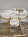 BABY Z MOSES BASKET CRADLE WITH ROCKING FRAME BASSINET BABY Z
