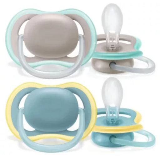 PHILIPS AVENT ULTRA AIR PACIFIER 18M+, BEIGE/DAWN 2PK PACI AVENT