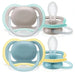 PHILIPS AVENT ULTRA AIR PACIFIER 18M+, BEIGE/DAWN 2PK PACI AVENT