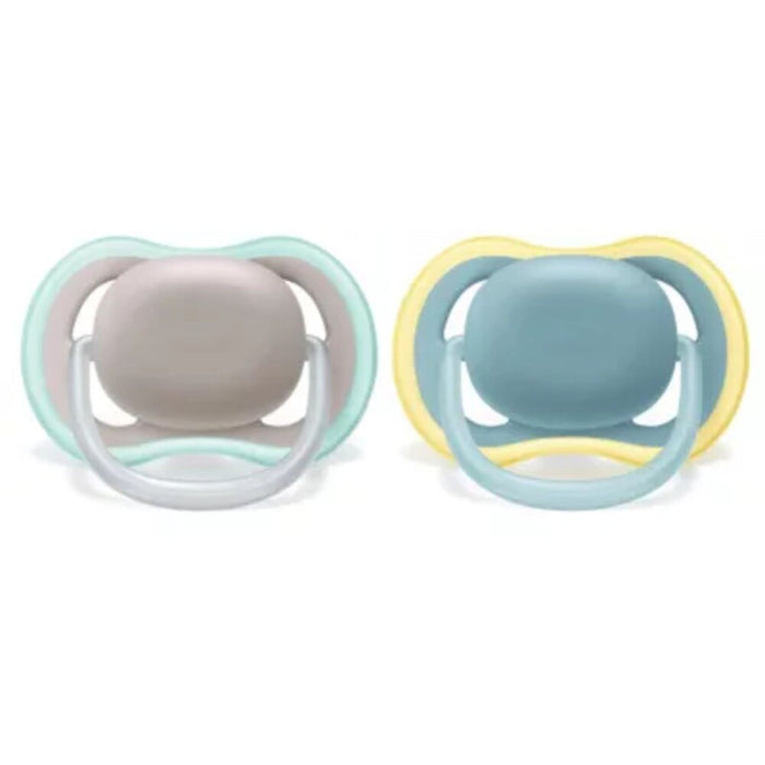 PHILIPS AVENT ULTRA AIR PACIFIER 18M+, BEIGE/DAWN 2PK PACI AVENT