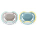 PHILIPS AVENT ULTRA AIR PACIFIER 18M+, BEIGE/DAWN 2PK PACI AVENT