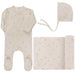 AURORA CLASSICS BABY LAYETTE SET / TAKE ME HOME SET JERSEY COTTON BUTTERFLY COLLECTION IVORY PINK TAKE ME HOME SET AURORA