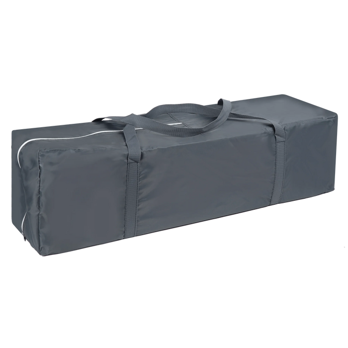 FIZZY BABY PORTABLE PLAYARD GRAY WITH CREAM BORDER 1-LEVEL PACK N PLAY FIZZY BABY