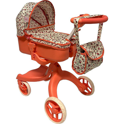 THE NEW YORK DOLL COLLECTION DOLL STROLLER - FLORAL DOLL THE NEW YORK DOLL COLLECTION