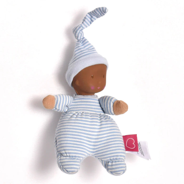 TIKIRI PRECIOUS DARK SKIN BABY DOLL WITH RUBBER HEAD