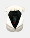 7AM ENFANT TUNDRA CAR SEAT COCOON TUNDRA IN WHITE FUR & BEIGE HEATHER BUNTING 7 A.M.