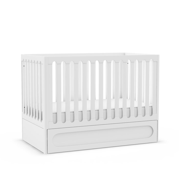 LULLA & LULLI 3-IN-1 CONVERTIBLE CRIB AND TRUNDLE CRIB HUSHCRIB