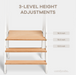 Kids Step Stool for Ages 3+ in White Step Stool Comfy Cubs