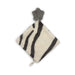 RITZ BABY FUZZY BLANKET ZEBRA DESIGN LOVEY . GREY BLANKETS RITZ