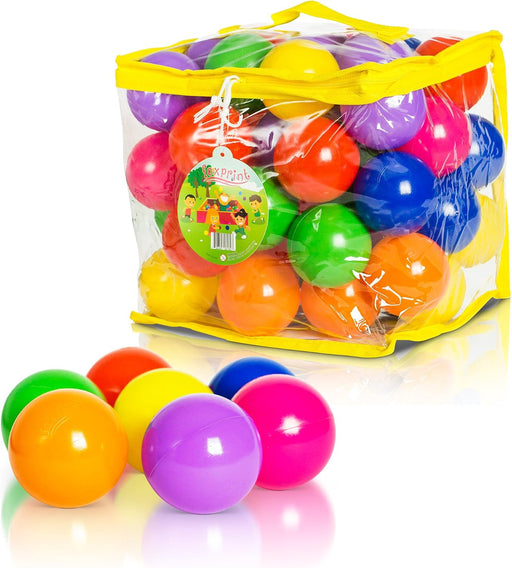FOXPRINT SOFT PLASTIC KIDS PLAY BALLS – NON TOXIC, 50 PHTHALATE & BPA FREE TOY FOX PRINT