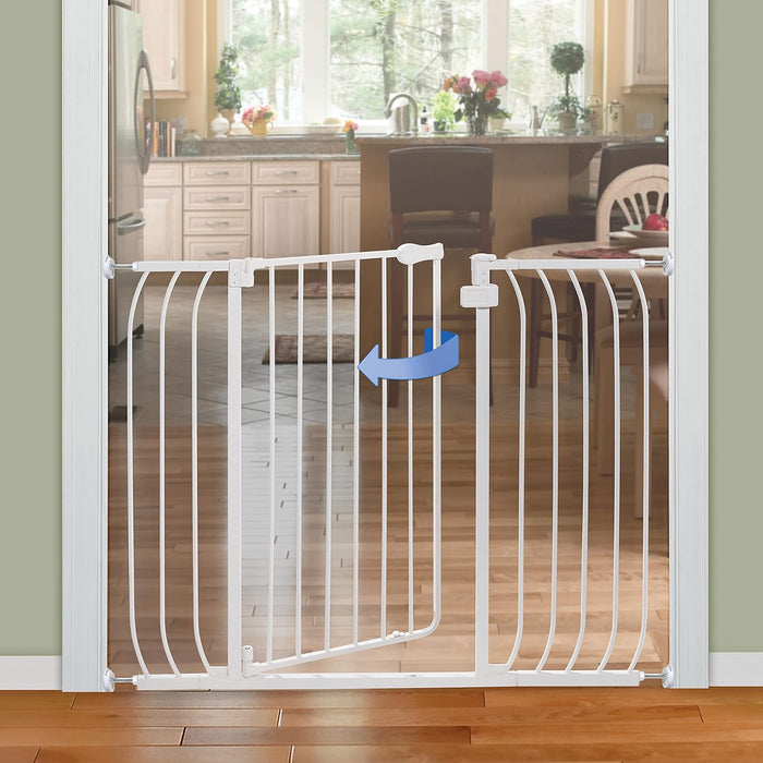 SUMMER INFANT MULTI-USE EXTRA TALL WALK-THRU BABY GATE, METAL