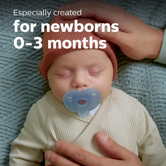 PHILIPS AVENT SOOTHIE HEART PACIFIER, 0-3 MONTHS, 2 PACK PACIFIER AVENT
