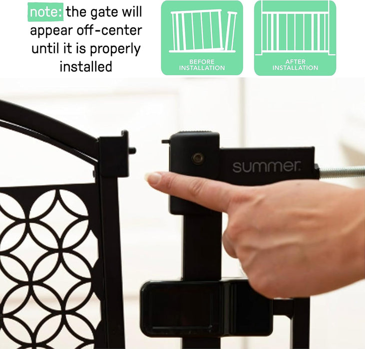 SUMMER INFANT WALK-THRU GATE DECORATIVE MODERN HOME