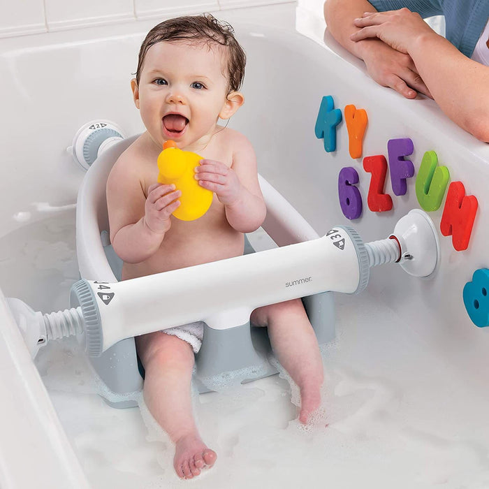 summer infant my bath seat grey SUMMER INFANT