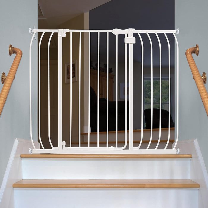 home decor safety gate summer infant SUMMER INFANT MULTI-USE EXTRA TALL WALK-THRU BABY GATE, METAL — Little Luxury
