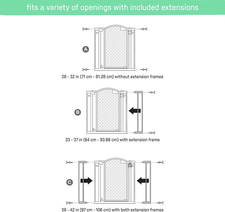summer infant modern home gate SUMMER INFANT WALK-THRU GATE DECORATIVE MODERN HOME — Little Luxury