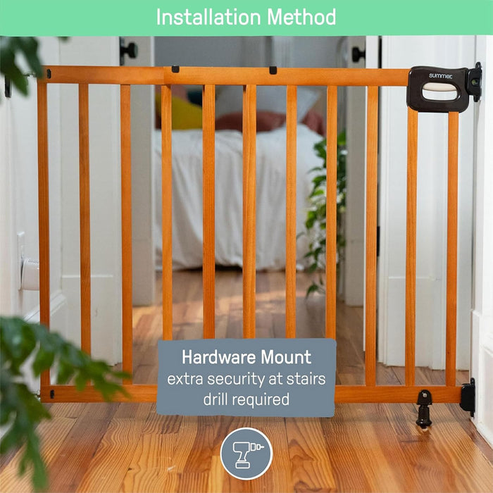 summer infant sure and secure perfectly clear gate Ingenuity Stairway 48W Series Safety Gate