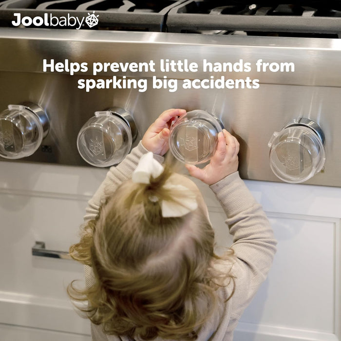 JOOL BABY CLEAR STOVE KNOB COVERS 5PK
