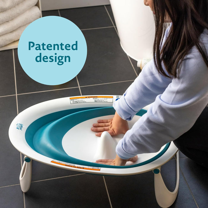 THE FIRST YEARS SURE COMFORT COLLAPSIBLE BABY BATHTUB - 2-POSITION GROW WITH ME DESIGN