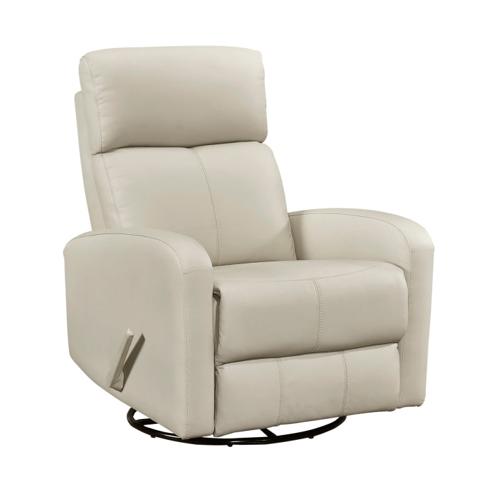 BABYLUXE SLEEK SWIVEL GLIDER RECLINING CHAIR . CREAM GLIDER BABYLUXE
