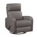 BABYLUXE SLEEK SWIVEL GLIDER RECLINING CHAIR . DARK GREY GLIDER BABYLUXE