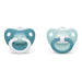 NUK NUK PACIFIER JUICY SILICONE, 0-6 MONTHS, 2 PAC