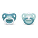 NUK ORTHODONTIC PACIFIERS, 0-6 MONTHS, 2 PACK, ASSORTED COLORS