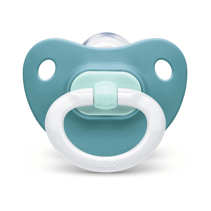 NUK ORTHODONTIC PACIFIERS, 0-6 MONTHS, 2 PACK, ASSORTED COLORS