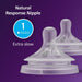 PHILIPS AVENT NATURAL RESPONSE NIPPLES, EXTRA SLOW FLOW (FLOW 1), 2-PACK NURSERY AVENT