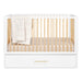 HUSHCRIB 4-IN1 CONVERTIBLE CRIB WITH TRUNDLE BED, NATURAL WOOD