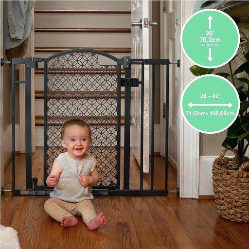 SUMMER INFANT WALK-THRU GATE DECORATIVE MODERN HOME