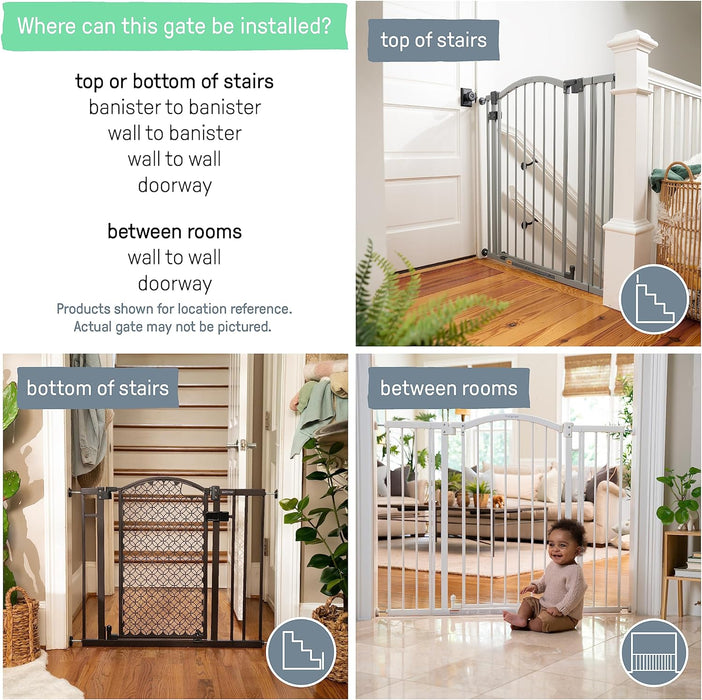 summer infant extra tall gate SUMMER INFANT WALK-THRU GATE DECORATIVE MODERN HOME — Little Luxury