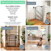 SUMMER INFANT MODERN HOME WALK-THRU SAFETY BABY GATE, ESPRESSO