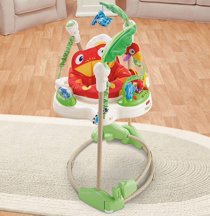 FISHER PRICE RAINFOREST JUMPEROO BABY BOUNCER ENTERTAINER — Little