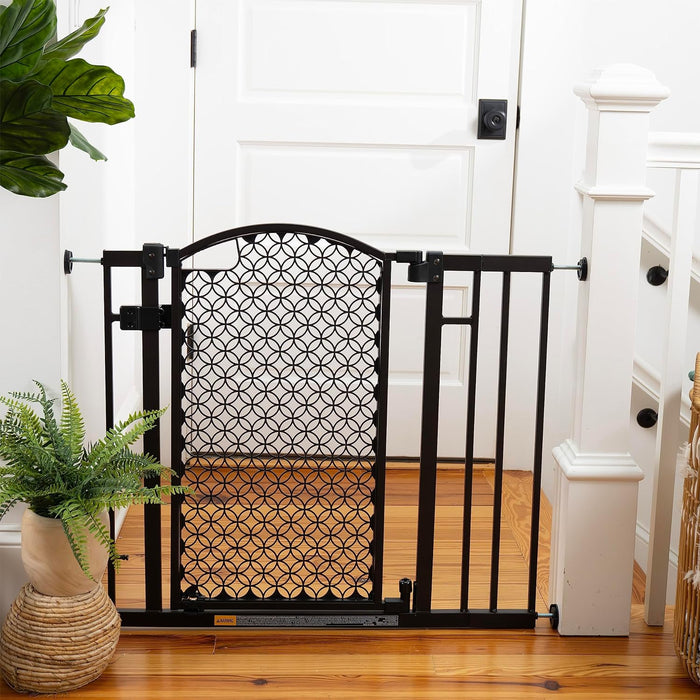 SUMMER INFANT MODERN HOME WALK-THRU SAFETY BABY GATE, ESPRESSO