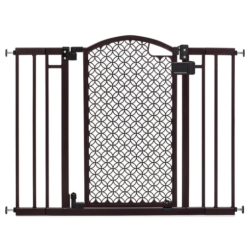 SUMMER INFANT MODERN HOME WALK-THRU SAFETY BABY GATE, ESPRESSO