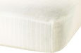 ABSTRACT FITTED SHEET IVORY RIBBED FOR REGULAR CRIB - 28"X52"