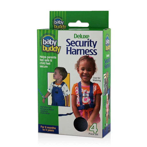 BABY BUDDY - DELUXE SECURITY HARNESS, BLACK