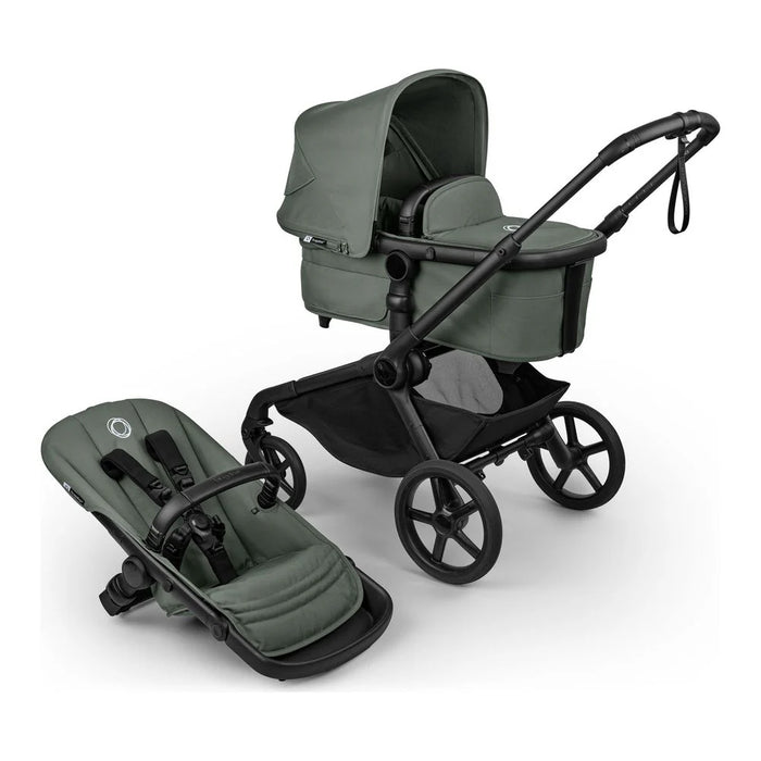 BUGABOO KANGAROO SINGLE-TO-DOUBLE STROLLER ONE SIZE FOREST GREEN FULL-SIZE STROLLER BUGABOO