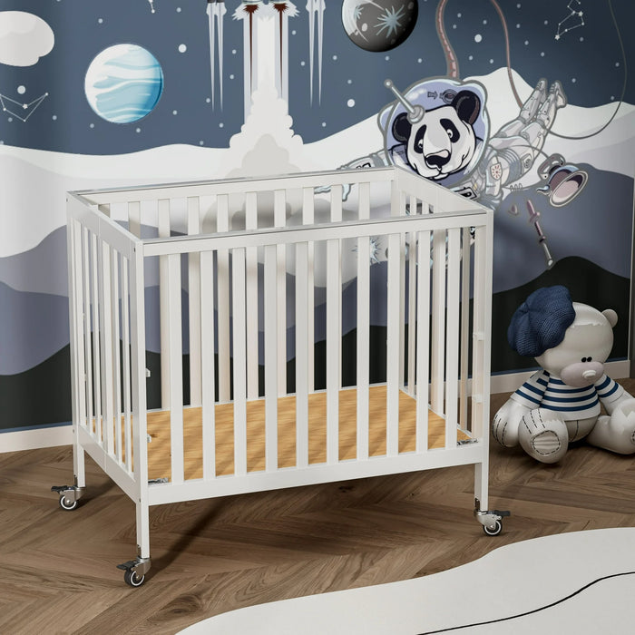 FIZZY BABY 3 LEVEL PORTABLE CRIB (FLAT) + FREE 3" MATTRESS FURNITURE FIZZY BABY