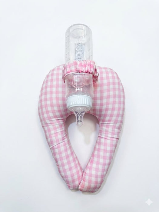 BOTTLE HOLDER PINK GINGHAM GEAR THE BOTTLE HOLDER